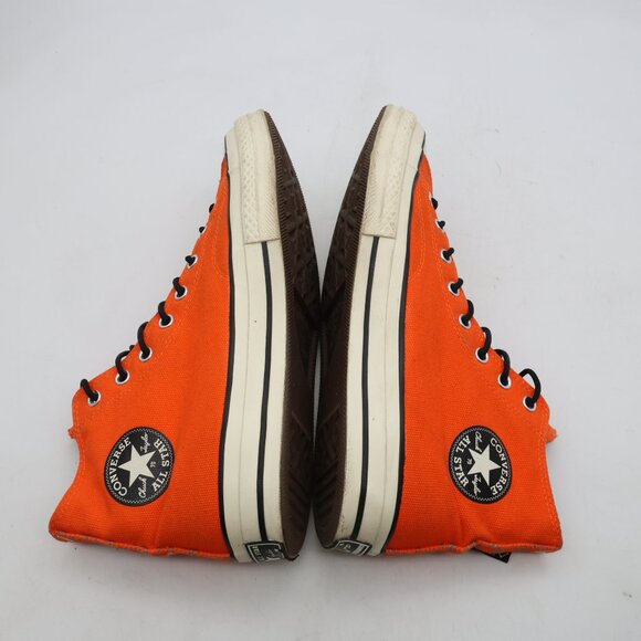 Converse Chuck Taylor Sneaker Gore-Tex Shoes Men's 11 Women's 13 Hi Top Orange - Picture 6 of 10